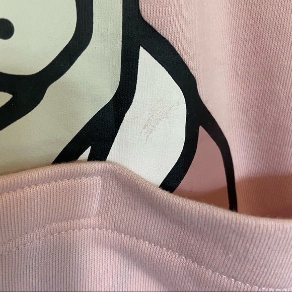 BNWT Skechers BOBS Bonjour Pooch Pocket Fleece Hoodie Light Pink Size S - Picture 8 of 10